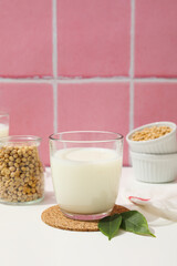 Soy milk and soy, composition for healthy food concept