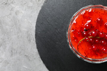 Delicious dessert - Panna Cotta, space for text