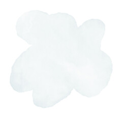 Grey White Watercolour Shapes