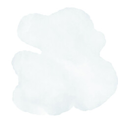 Grey White Watercolour Shapes