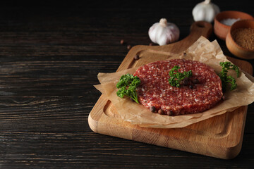 Ingredient for cooking grilled meat - ground meat