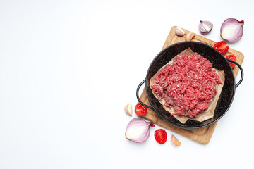 Ingredient for cooking grilled meat - ground meat