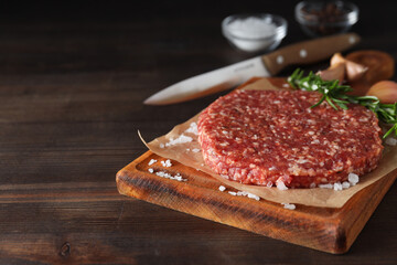 Ingredient for cooking grilled meat - ground meat