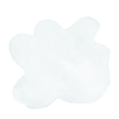 Grey White Watercolour Shapes