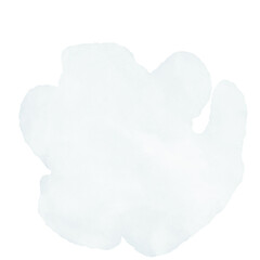 Grey White Watercolour Shapes