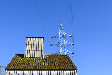 electricité energie environnement industrie industriel agriculture silo engrais nature planète...