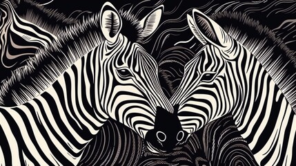 Zebra pattern background texture design, close up, zebra stripes, black and white, animals, horse, Generative AI - obrazy, fototapety, plakaty