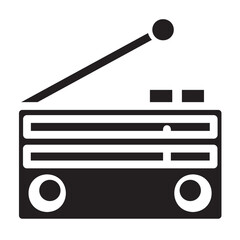 radio glyph icon
