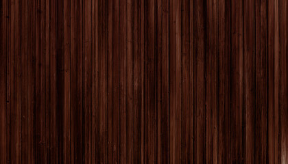Dark brown bamboo wood texture as decoration background - obrazy, fototapety, plakaty
