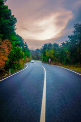 Obraz premium road in the mountains