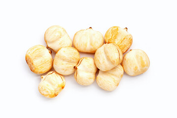 Toddy palm on white background.