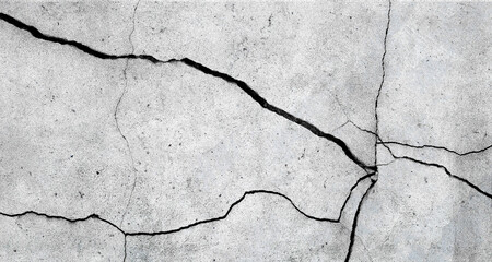 Fototapeta premium Cracked cement floor texture for background.