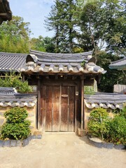 Korean traditional gate