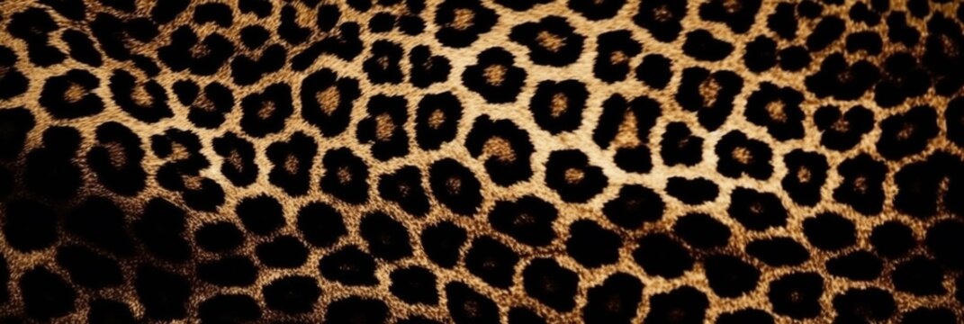 Leopard spots pattern background texture, dots, cheetah, animals, design, Generative AI