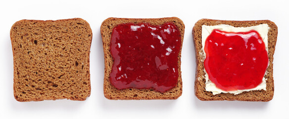 Bread with jam