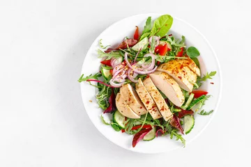  Chicken breast grilled and fresh vegetable salad © Sea Wave