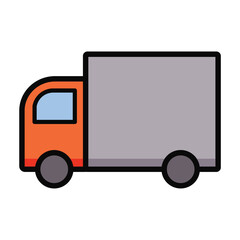 truck icon design vector template