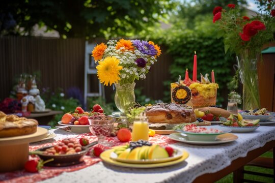Celebrating the Beauty of Spring: A Vibrant Outdoor Pfingsten Gathering with Family and Friends