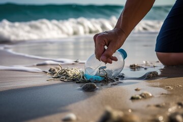 Clear the plastic waste and save the environment