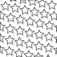The abstract image consists of large stars with a volume effect.
