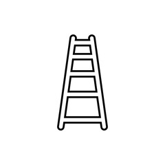 Top choice ladder outline icon logo template. Vector illustration in trendy flat style. Editable graphic resources for many purposes.
