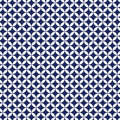 花七宝模様　青　M　1