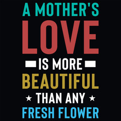 Obraz premium Mother's day mom or mommy typography tshirt design vector design