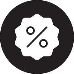 discount glyph icon
