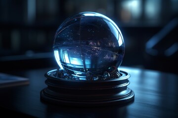 Close-up of Magic Ball,Crystal ball