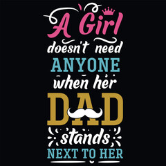 Fototapeta na wymiar Father's day dad or daddy typography tshirt design vector design