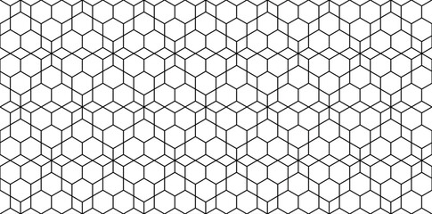 Naklejka premium Mix diamond, and hexagon pavement patterns. Floor and wall tiles texture. Digital wallpaper idea. 