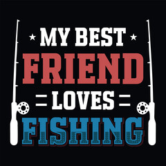 Fishing typography tshirt design 