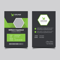Marketing business id card template