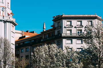 Traditional buildings in Santander, Cantabria, Spain