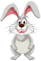 Funny Rabbit Cartoon Character