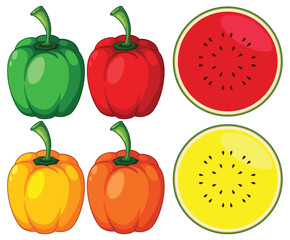 A collection of different fruits