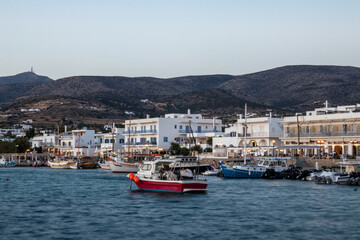 Fototapeta na wymiar https://frSea view in Paros, Cyclades island Greece