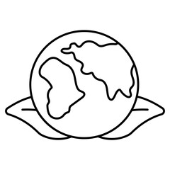 An icon design of mobile shutdown 