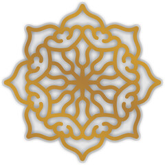  A Closer Look at Golden Mandala Islamic Design