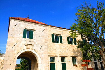 Maskovic Khan, most western historical landmark of civilian Ottoman architecture in Vrana, Croatia.