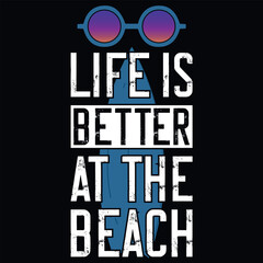 Summer surfing sea beach sea sunset sunshine typography graphics tshirt design 