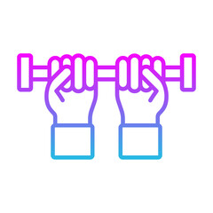 Obraz premium Pull Ups Icon