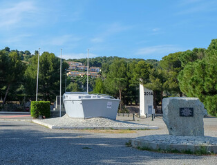 Cote d'Azur in Frankreich mit Weltkrieg Gedenkstätte