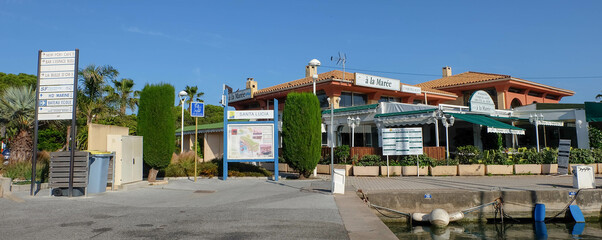 Hafen an der Cote d'Azur in Frankreich Port de Santa-Lucia