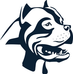 Dog Head Logo Vector Template Illustration Design. Mascot Transparent Dog Logo design Dog sport logo