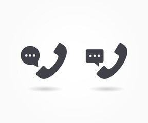 Telephone vector icon. Phone icon. Cell icon. call icon
