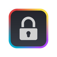 Lock - Pictogram (icon) 