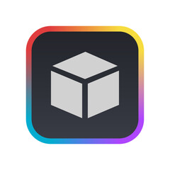 Cube - Pictogram (icon) 