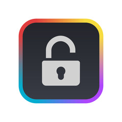 Open Lock - Pictogram (icon) 