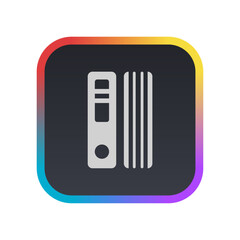 Bookshelf - Pictogram (icon) 